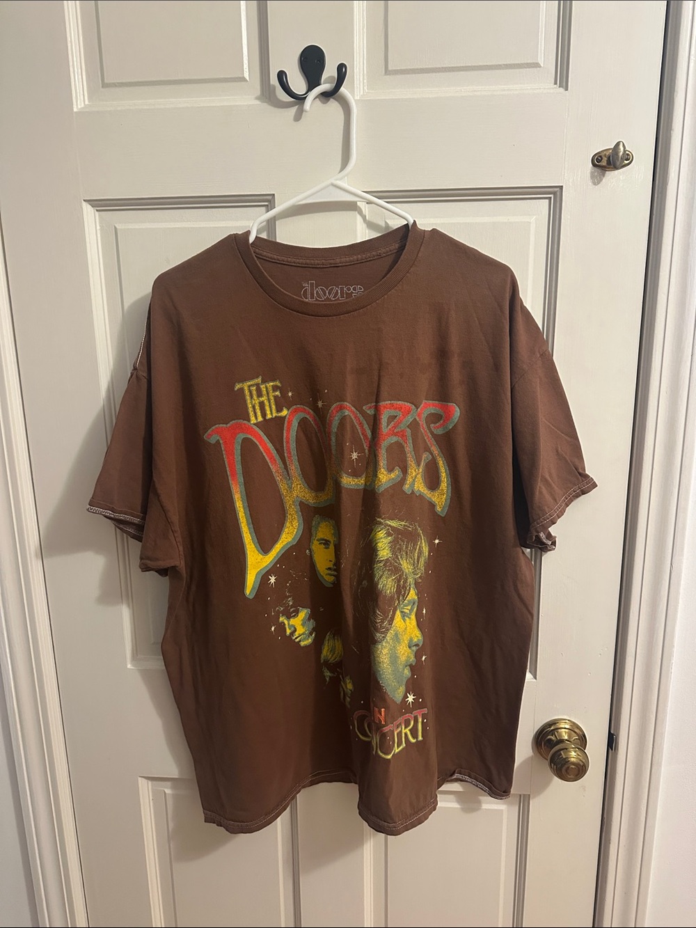 Urban Outfitters Brown The Doors Graphic Tee